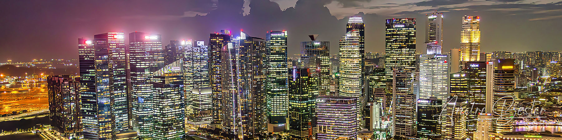 SkyPark at Night